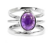 Awesome 925 Sterling Silver Amethyst Ring